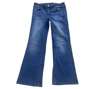 American Eagle Favorite Boyfriend Blue Denim Jeans boho Woman’s Size 12